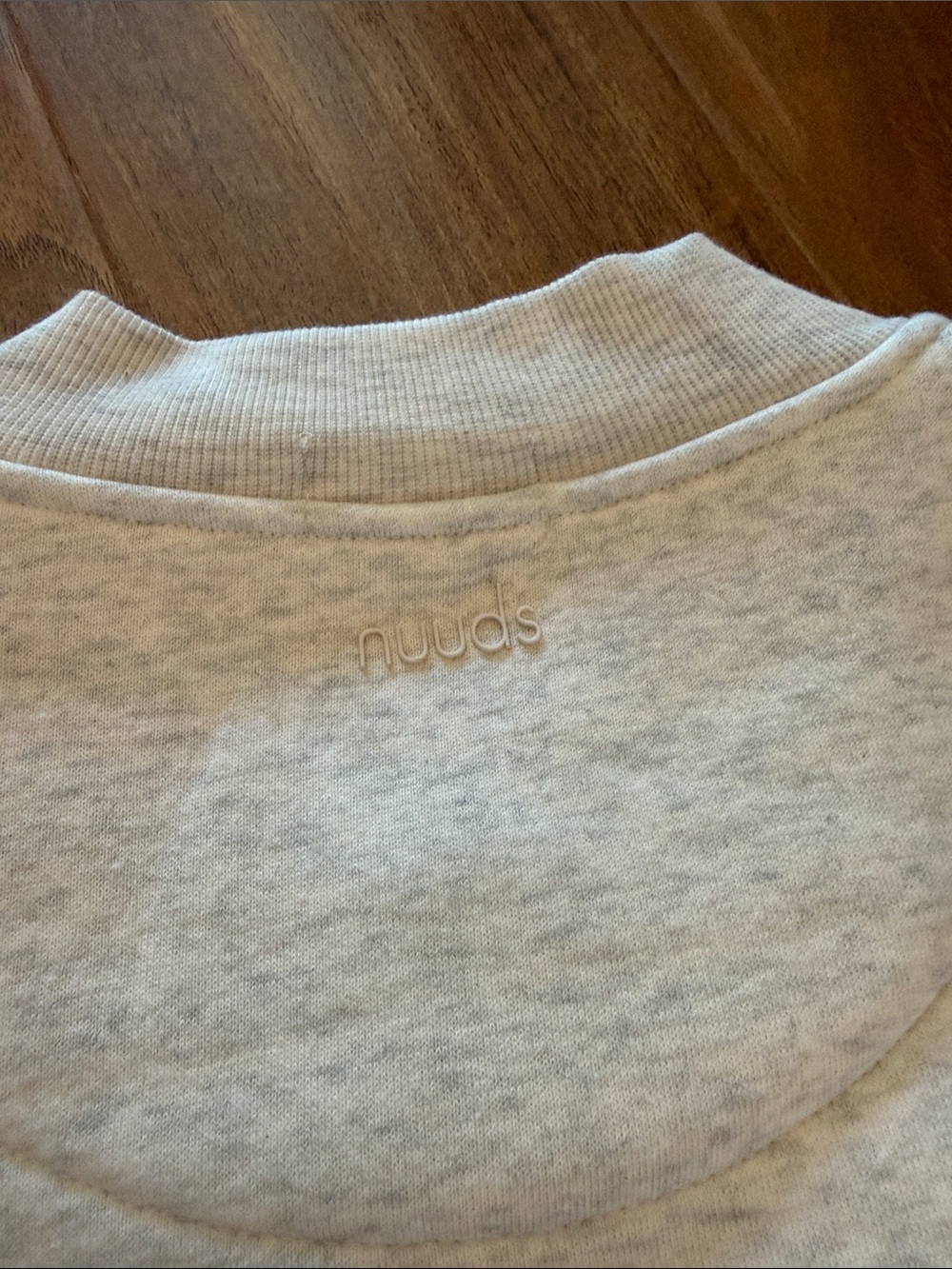 nuuds Alumni Jacket Light Heather Gray - Size M - Picture 4 of 5